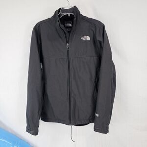 The North Face Jacket Mens Size Medium Gray/Black Windstopper Softshell